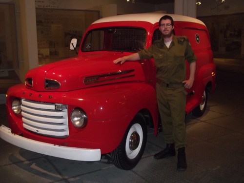 The old postal truck and I