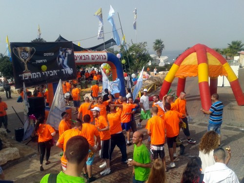 Knights of the Centre celebrating