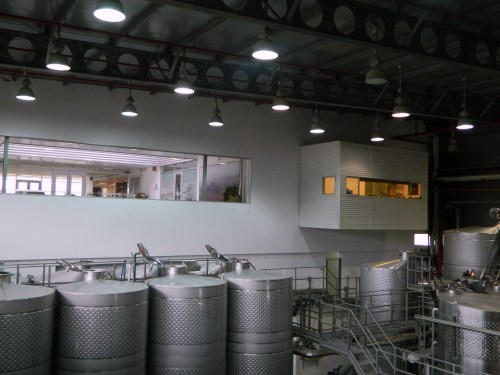 Inside the production room