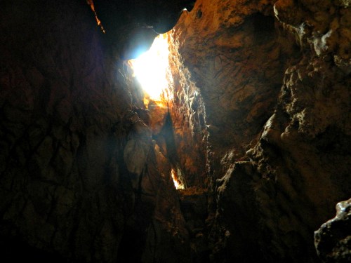 From within the little cave