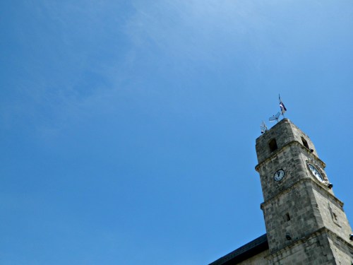 Waiting at the Saraya in Tzfat
