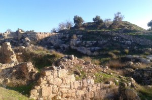 Ruins of the Israelite palace