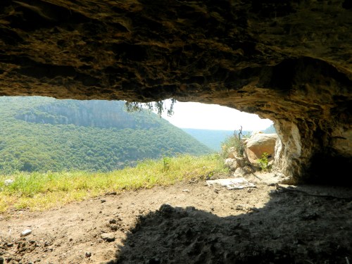 From within the Temple Cave