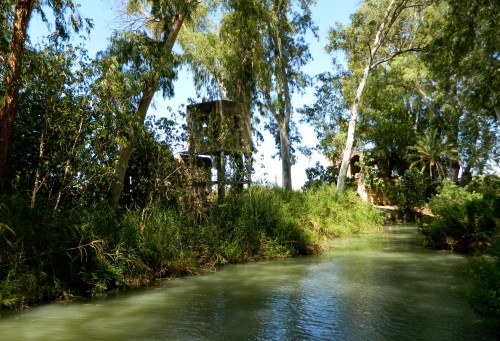 Ottoman house and pump structure along the river