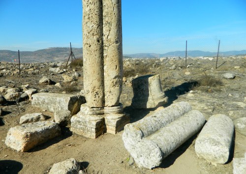 Interestingly shaped pillars