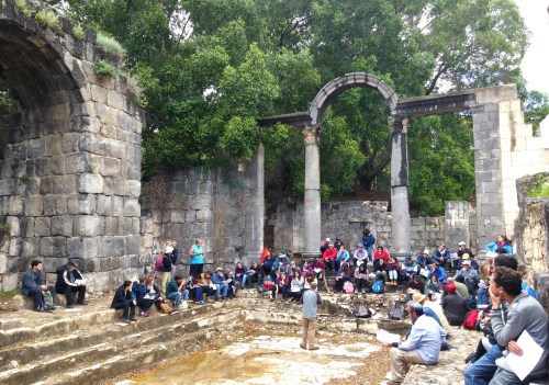 Lecture in the Hall of the Pillars