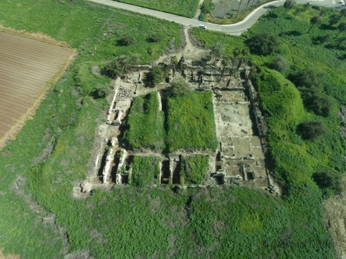 Aerial view of Horvat Minya (photo Yaniv Darvasi)