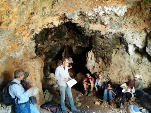 Lecture within Namerim Cave