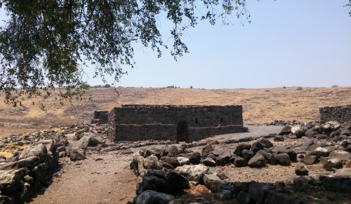 Basalt ruins of Korazim