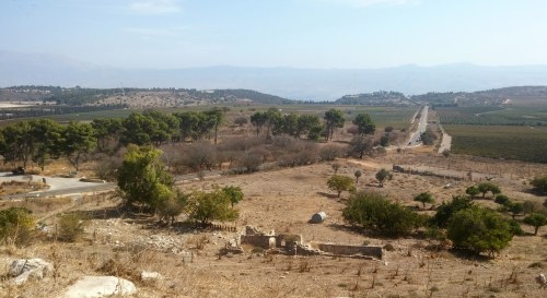 The view to the east