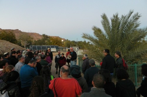 Prof Aren Maeir speaking at Methusaleh