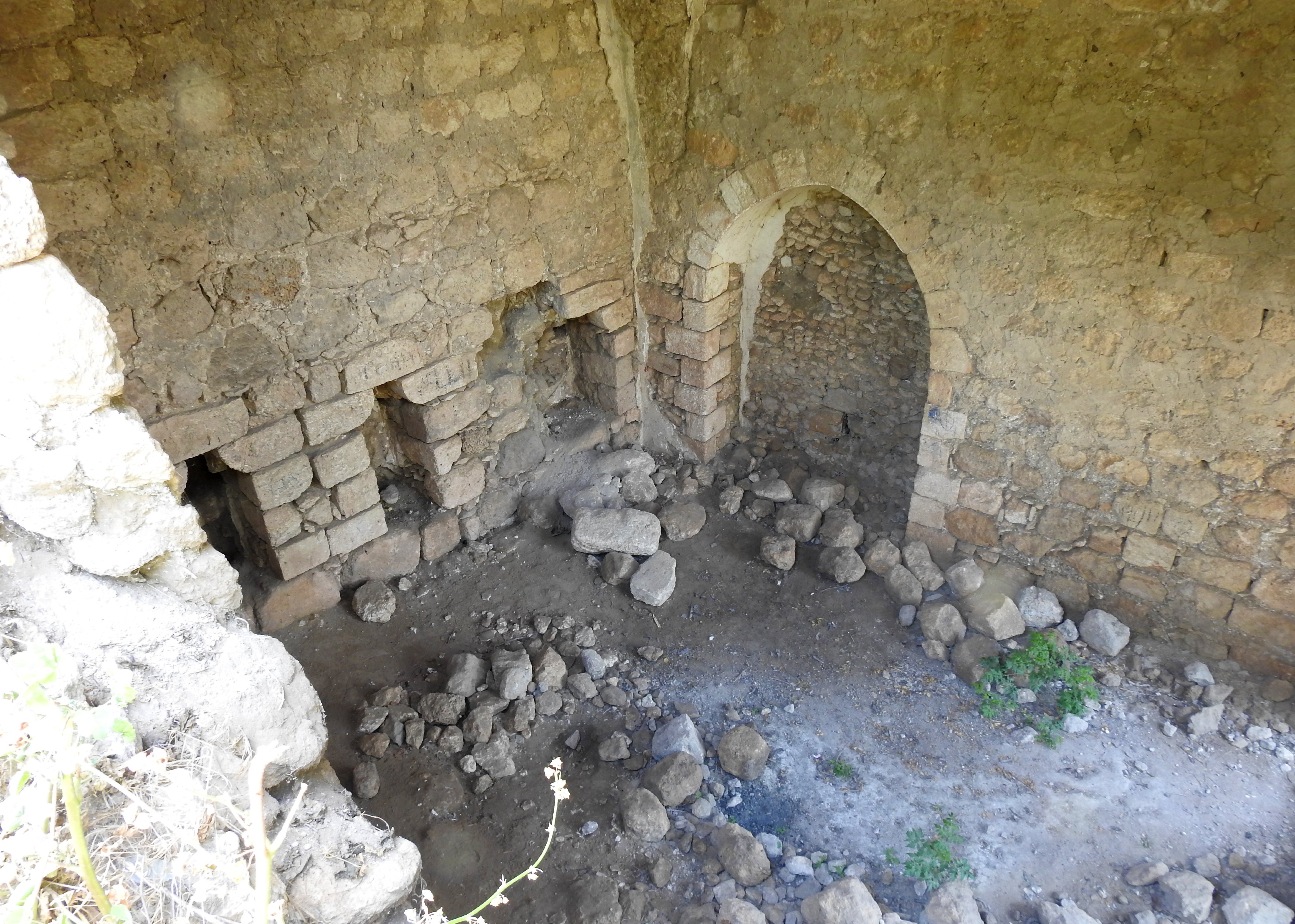 Peering into the church/mosque