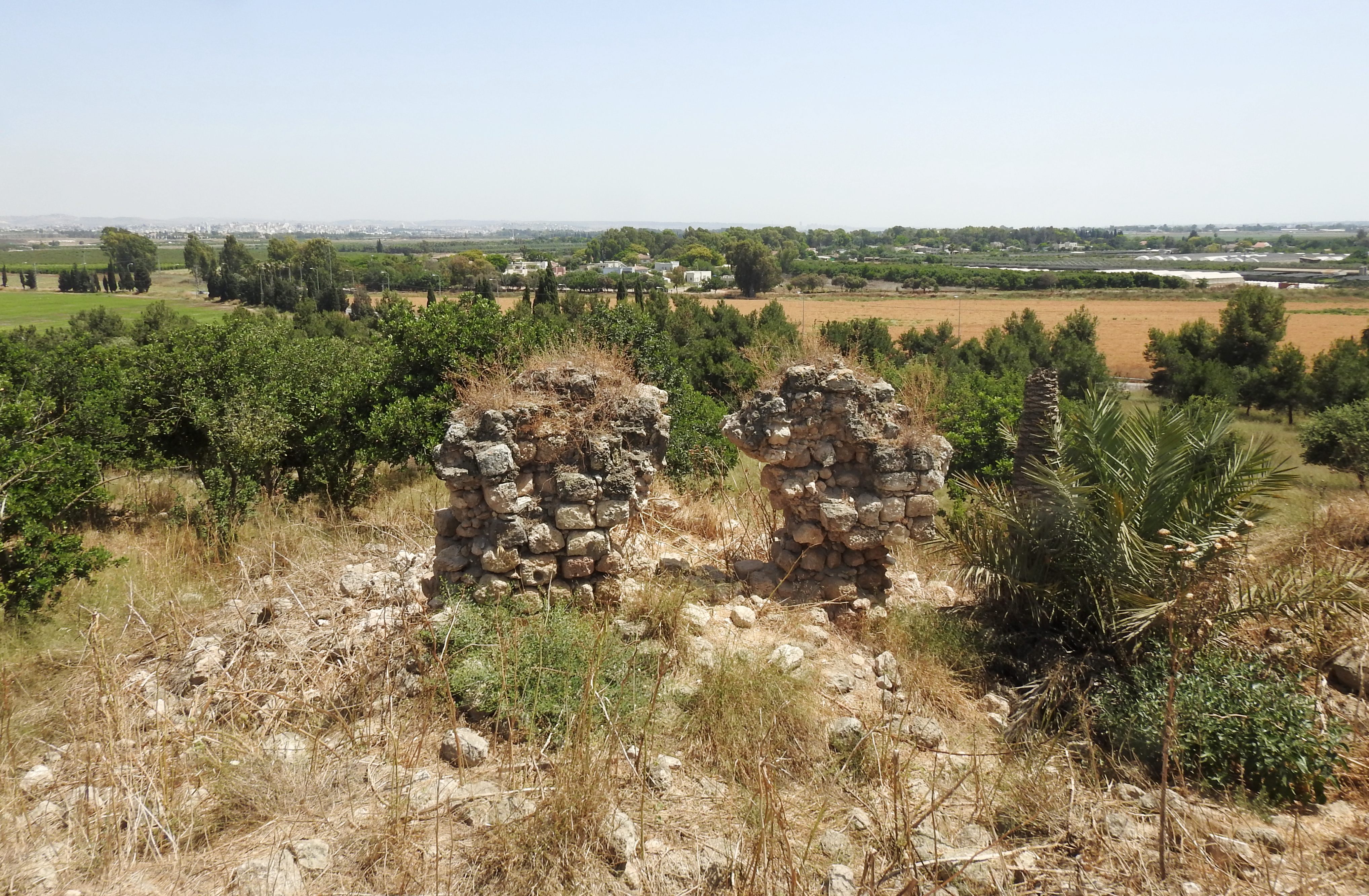 Remains of the fortress' outer walls