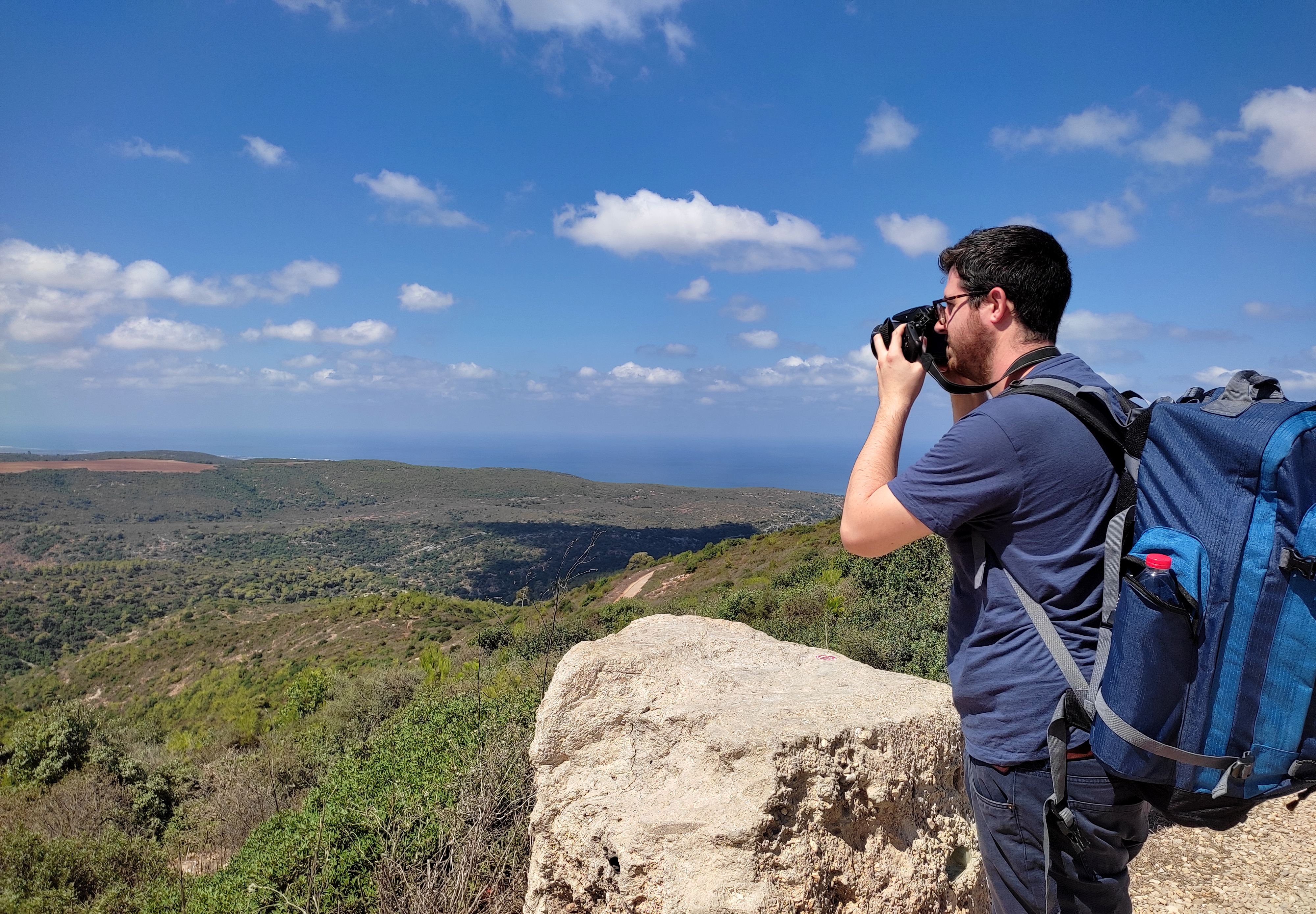 Taking in our scenic surroundings