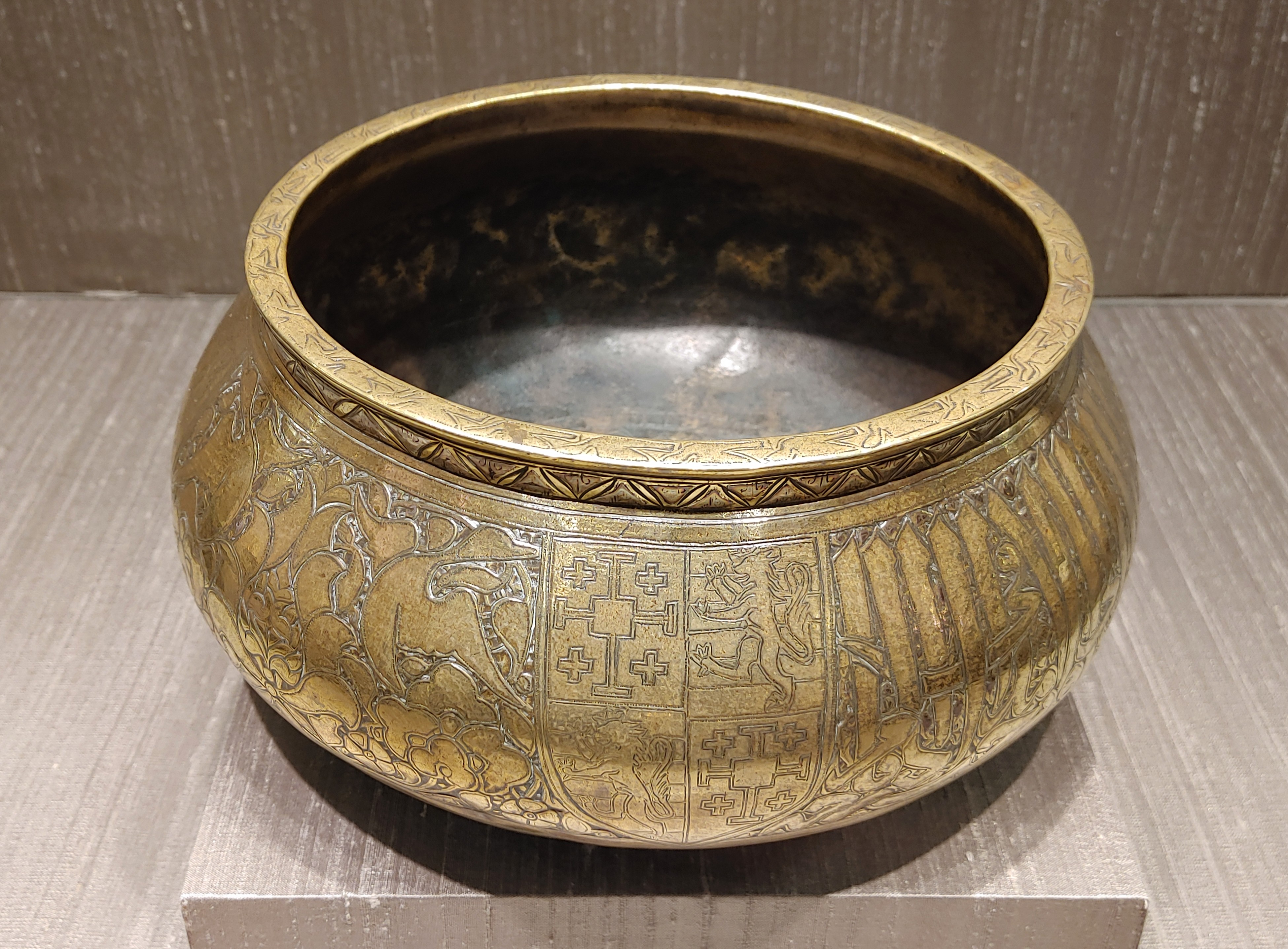 Mysterious bronze bowl