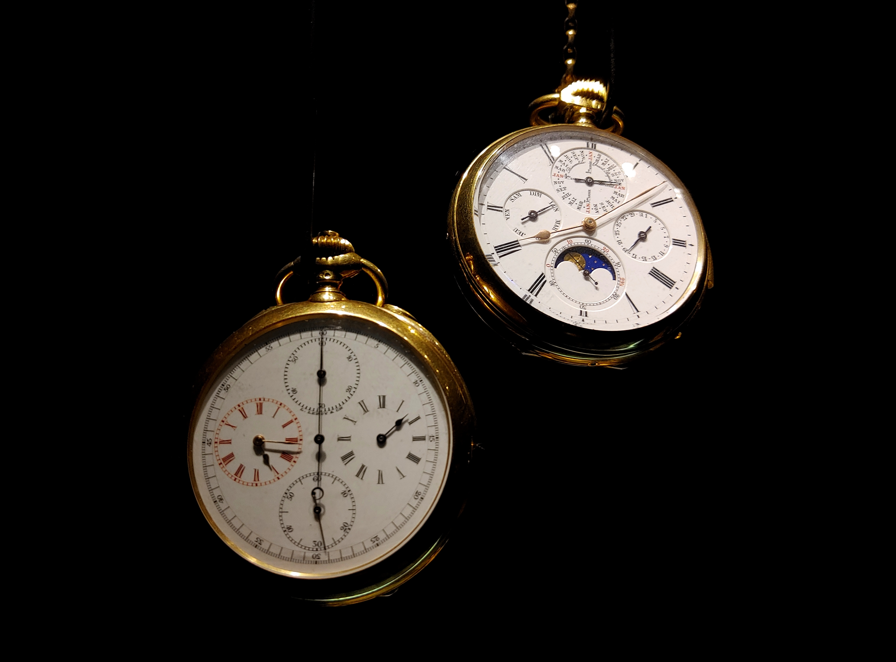 Two L. Leroy et Cie pocket watches